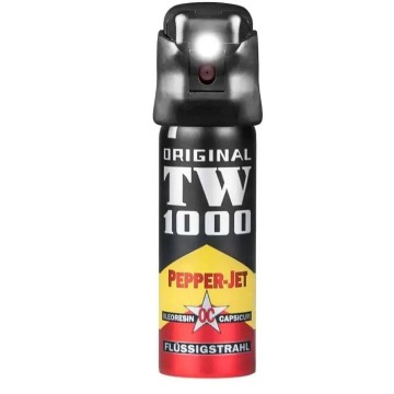 Спрей, лютив с фенер - TW1000 Pepper-Jet Classic LED 63 ml